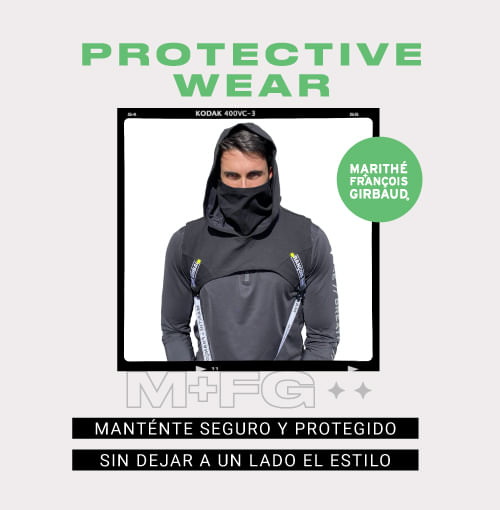 Protective wear colección exclusiva en peto, capucha + tapabaocas y buzo multiproposito